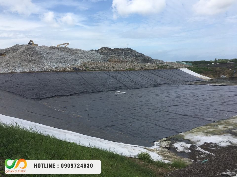 Chọn mua màng chống thấm HDPE, thi công bạt HDPE chọn Môi Trường Quang Phúc