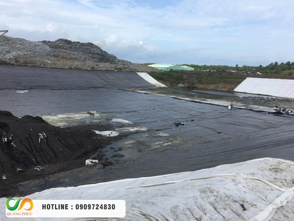 Chọn mua màng chống thấm HDPE, thi công bạt HDPE chọn Môi Trường Quang Phúc