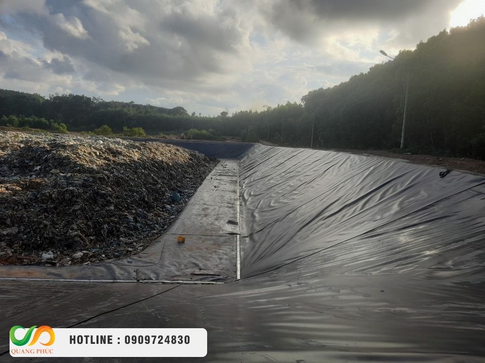 Chọn mua màng chống thấm HDPE, thi công bạt HDPE chọn Môi Trường Quang Phúc
