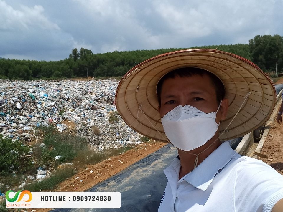 Chọn mua màng chống thấm HDPE, thi công bạt HDPE chọn Môi Trường Quang Phúc