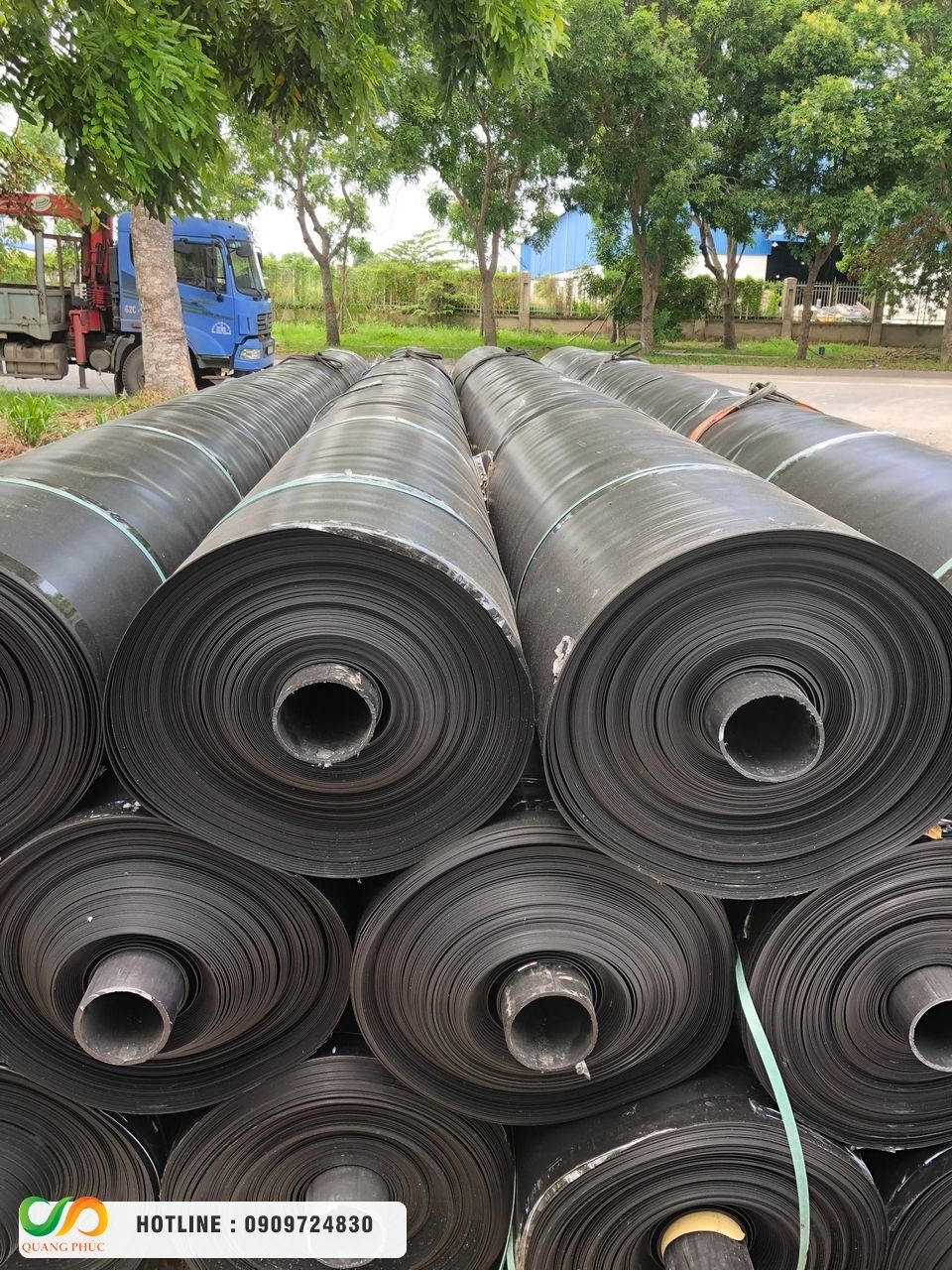 Chọn mua màng chống thấm HDPE, thi công bạt HDPE chọn Môi Trường Quang Phúc