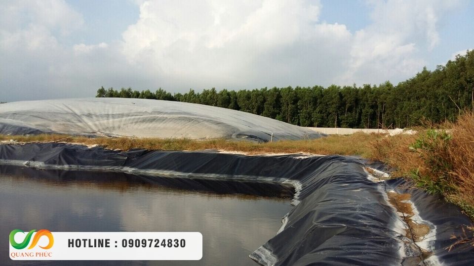 Chọn mua màng chống thấm HDPE, thi công bạt HDPE chọn Môi Trường Quang Phúc