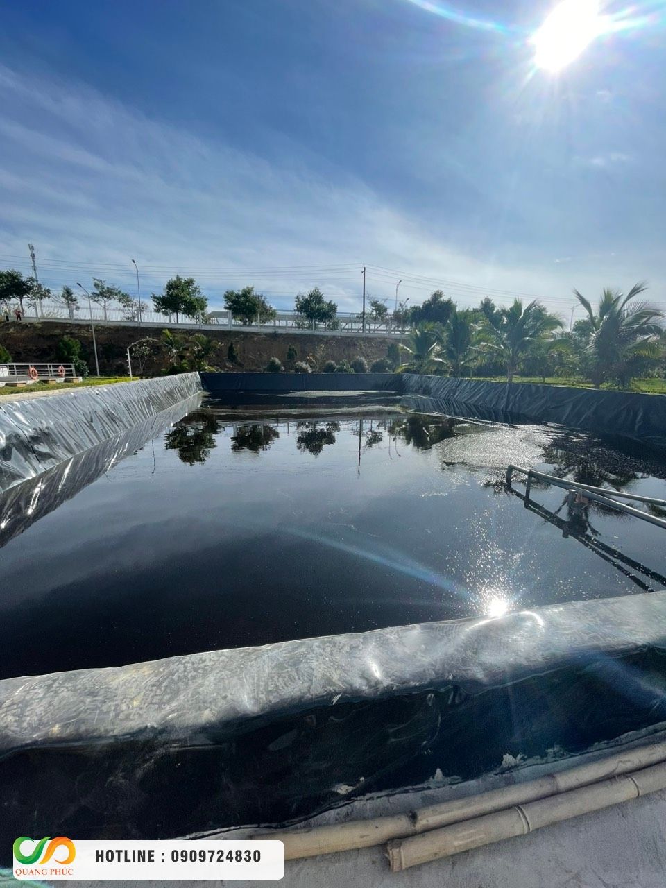 Chọn mua màng chống thấm HDPE, thi công bạt HDPE chọn Môi Trường Quang Phúc