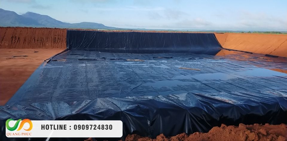 Chọn mua màng chống thấm HDPE, thi công bạt HDPE chọn Môi Trường Quang Phúc