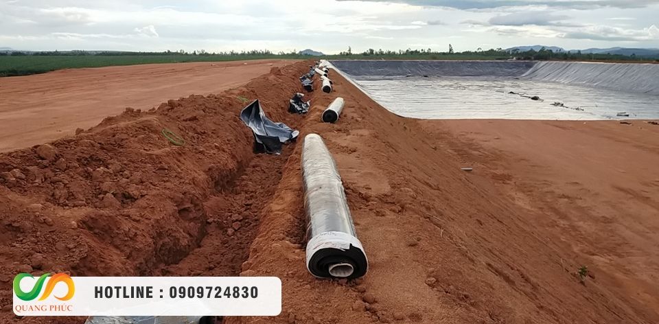 Chọn mua màng chống thấm HDPE, thi công bạt HDPE chọn Môi Trường Quang Phúc